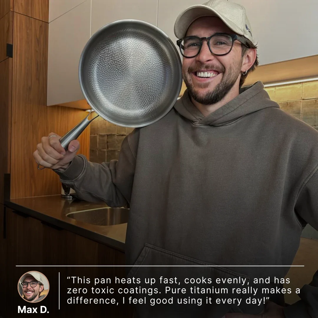 Titanium Hammered Pan Pro Large - Image 6