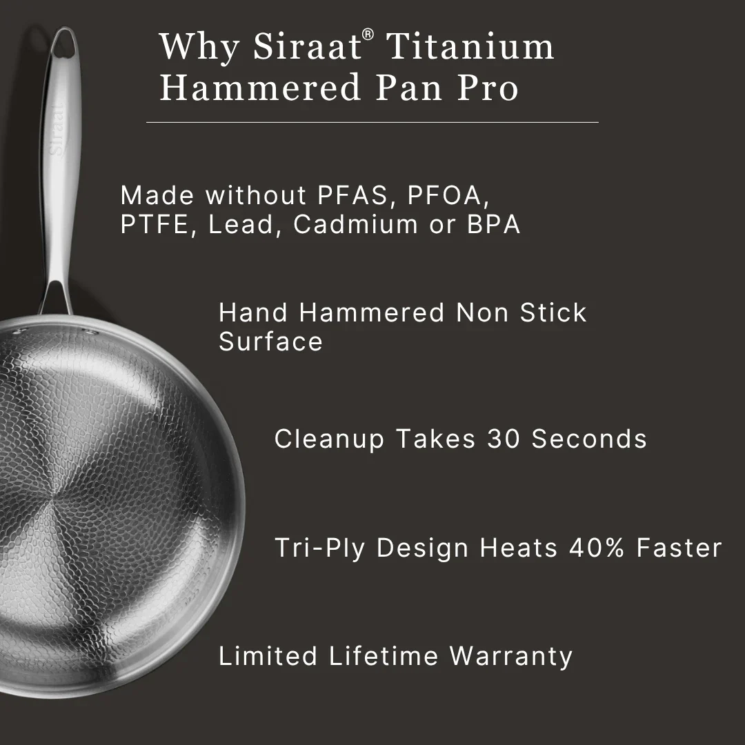 Titanium Hammered Pan Pro Large - Image 8